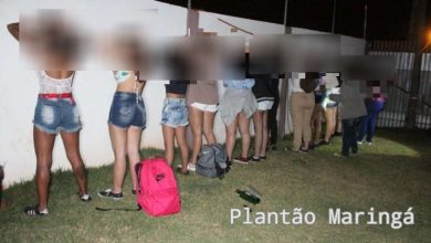 Fotos de Operação flagra 50 adolescentes em festas clandestinas regadas a bebida alcoólica drogas em Maringá
