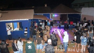 Fotos de Operação flagra adolescentes em festa regada à bebida alcoólica em Maringá