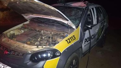 Fotos de Paraná - policiais vão atender ocorrência de perturbação do sossego e são atacados com artefato explosivo