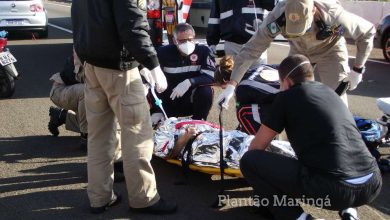 Fotos de Peça se solta de caminhão e causa grave acidente no contorno norte em Maringá