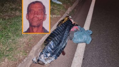 Fotos de Pedestre morre e motociclista é socorrido em estado gravíssimo após acidente em Maringá