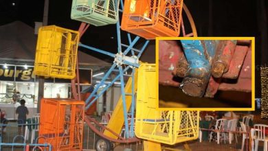 Fotos de Prefeitura de Maringá emite nota de esclarecimento sobre o acidente com mini roda gigante; o brinquedo tinha laudos de aprovação do corpo de bombeiros e do CREA
