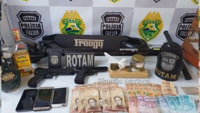 Fotos de Quadrilha especializada em furtos a residências é presa em Maringá