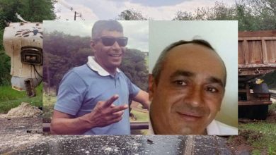 Fotos de Colisão frontal entre caminhões mata dois motoristas na PR-082