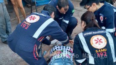 Fotos de Roda de caminhão se solta e atinge cabeça motociclista em Maringá