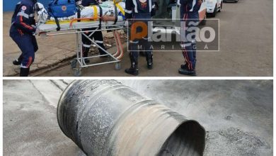 Fotos de Tambor explode e deixa funcionário de serralheria gravemente ferido