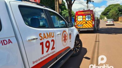 Fotos de Trabalhador é intubado após cair do telhado de ginásio em Sarandi
