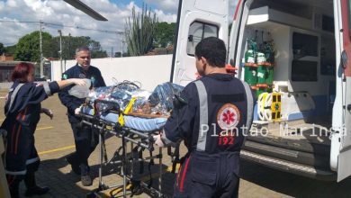 Fotos de Trabalhador tem a perna dilacerada em máquina de triturar grãos em Lobato
