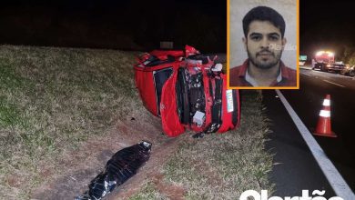 Fotos de Um homem morre e outro fica ferido após batida entre dois carros em Maringá
