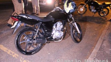 Fotos de Velocímetro de moto trava em 120 km/h após acidente de trânsito em Maringá