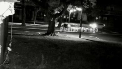 Fotos de Vídeo: câmera de segurança flagra colisão entre moto e carro em Maringá