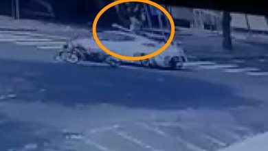 Fotos de Vídeo mostra acidente impressionante entre carro e moto em Maringá; assista