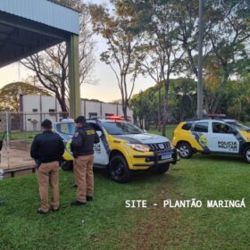 Fotos de Homem é executado com tiro na cabeça ao lado de uma igreja católica em Maringá