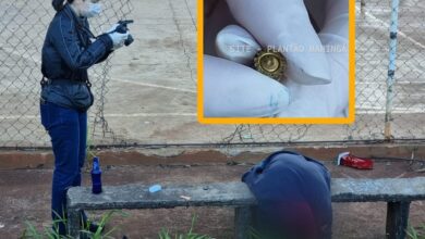 Fotos de Homem é executado com tiro na cabeça ao lado de uma igreja católica em Maringá