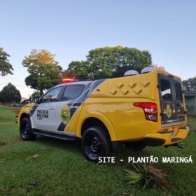 Fotos de Homem é executado com tiro na cabeça ao lado de uma igreja católica em Maringá