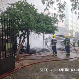 Fotos de Uma mulher morreu e três pessoas foram intubadas após incêndio em pensionato em Maringá