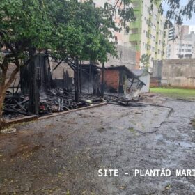 Fotos de Uma mulher morreu e três pessoas foram intubadas após incêndio em pensionato em Maringá