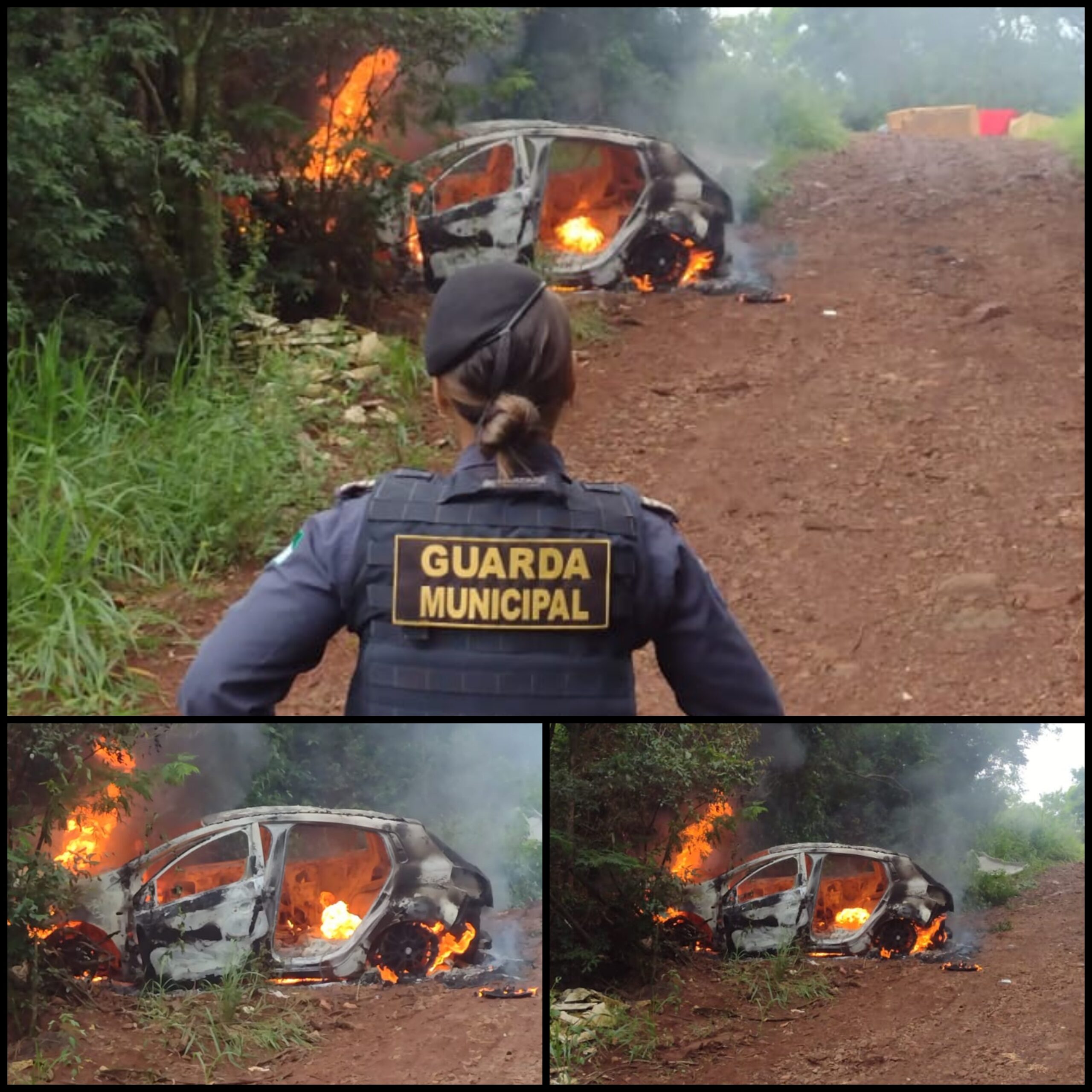 Fotos de Carro furtado é incendiado na Zona Rural de Sarandi