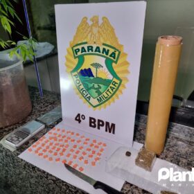 Fotos de Casal é preso pela Rotam com drogas em Sarandi