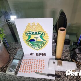 Fotos de Casal é preso pela Rotam com drogas em Sarandi