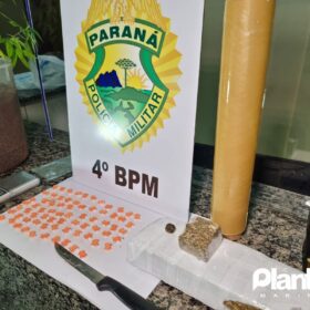 Fotos de Casal é preso pela Rotam com drogas em Sarandi