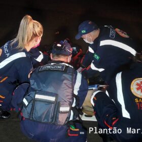 Fotos de Ciclista é intubado após ser atropelado por carro em Sarandi