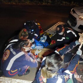 Fotos de Ciclista é intubado após ser atropelado por carro em Sarandi