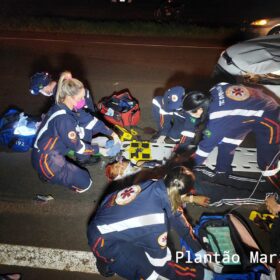 Fotos de Ciclista é intubado após ser atropelado por carro em Sarandi