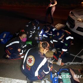 Fotos de Ciclista é intubado após ser atropelado por carro em Sarandi