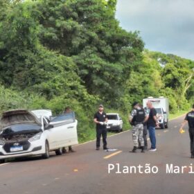 Fotos de Criminosos armados morreram em confronto com o Pelotão Choque de Maringá