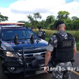 Fotos de Criminosos armados morreram em confronto com o Pelotão Choque de Maringá