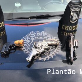 Fotos de Criminosos armados morreram em confronto com o Pelotão Choque de Maringá