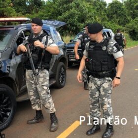 Fotos de Criminosos armados morreram em confronto com o Pelotão Choque de Maringá