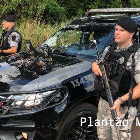 Fotos de Criminosos armados morreram em confronto com o Pelotão Choque de Maringá