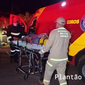 Fotos de Dois carros capotam após colisão e deixa sete pessoas feridas em Maringá