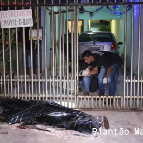 Fotos de Eletricista é executado com cinco tiros na frente da casa onde morava em Maringá