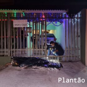Fotos de Eletricista é executado com cinco tiros na frente da casa onde morava em Maringá