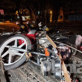 Fotos de Encontro clandestino de motociclistas termina em perseguição e vários acidentes em Maringá 