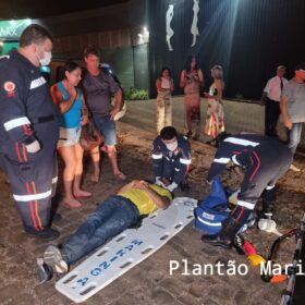 Fotos de Homem de 36 anos sofre ferimentos graves após atropelado por moto em Maringá