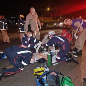 Fotos de Homem de 36 anos sofre ferimentos graves após atropelado por moto em Maringá