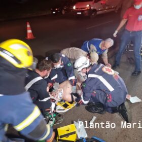 Fotos de Homem de 36 anos sofre ferimentos graves após atropelado por moto em Maringá