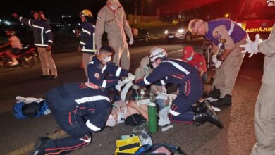 Fotos de Homem de 36 anos sofre ferimentos graves após atropelado por moto em Maringá