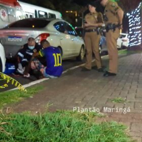 Fotos de Homem é baleado na Praça da Catedral em Maringá