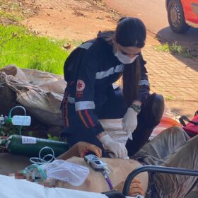 Fotos de Homem é socorrido em estado grave após levar facadas em Paiçandu
