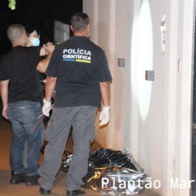 Fotos de Homem é surpreendido por dois criminosos e é morto com tiros na cabeça em Maringá