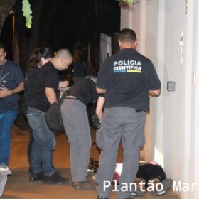 Fotos de Homem é surpreendido por dois criminosos e é morto com tiros na cabeça em Maringá