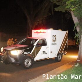 Fotos de Homem é surpreendido por dois criminosos e é morto com tiros na cabeça em Maringá