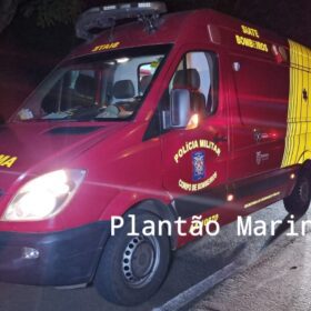 Fotos de Motociclista sofre ferimentos após colisão na Avenida Colombo em Maringá 