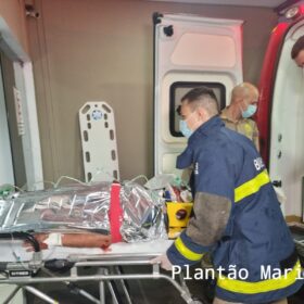 Fotos de Motorista sofre ferimentos graves após bater carro contra árvore em Maringá