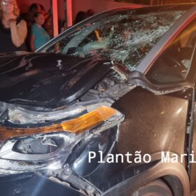 Fotos de Câmera de segurança registrou acidente que matou mulher em Maringá